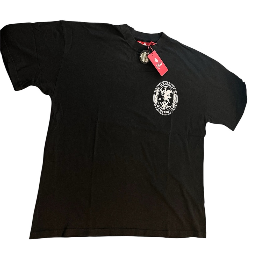 Darc Sport Black Tee with White Emblem